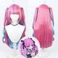 Hololive VTuber Minato Aqua Cosplay Wigs Split Ponytail Wigs