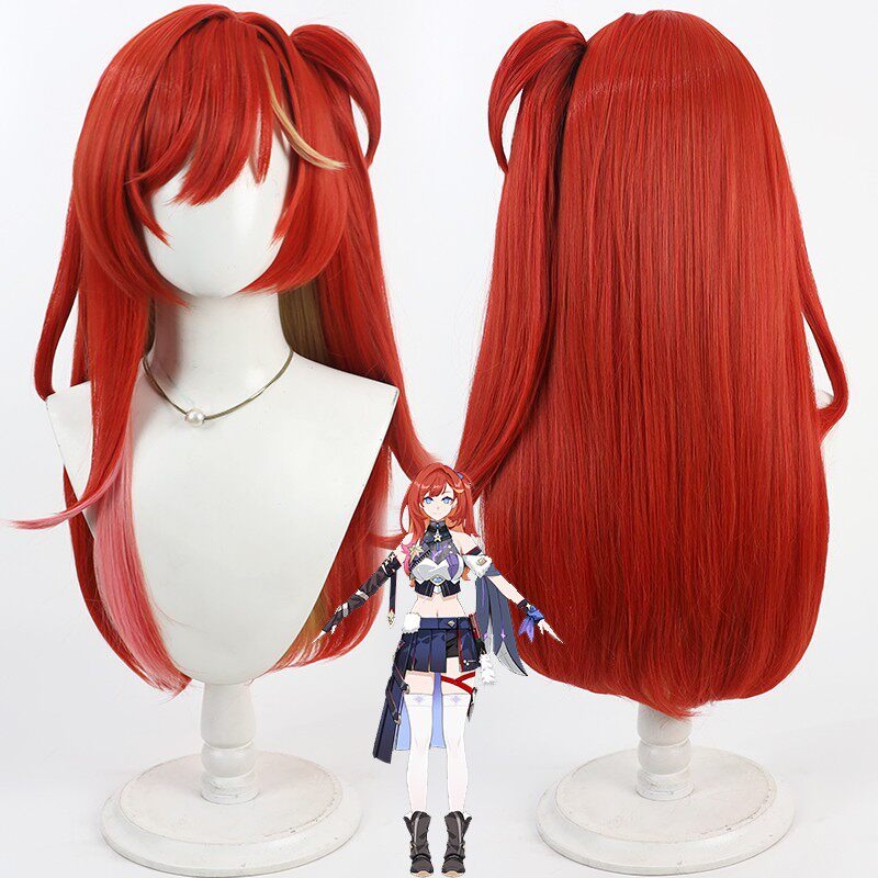 Honkai Impact 3rd Cosplay Wigs Senadina Red Wigs