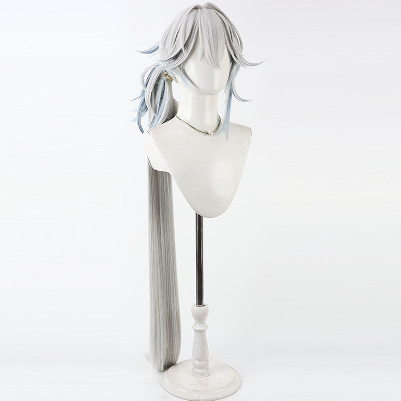Honkai: Star Rail Cosplay Wigs Games Yao Guang Silver Wigs