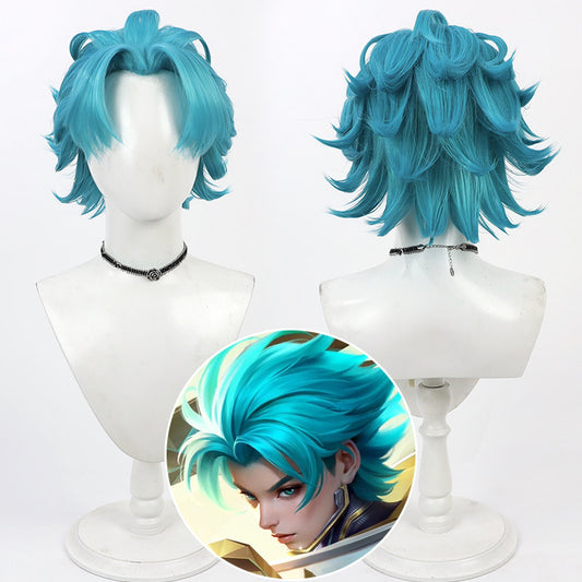Honor of Kings Cosplay Wigs Allain Sovereign Sword
