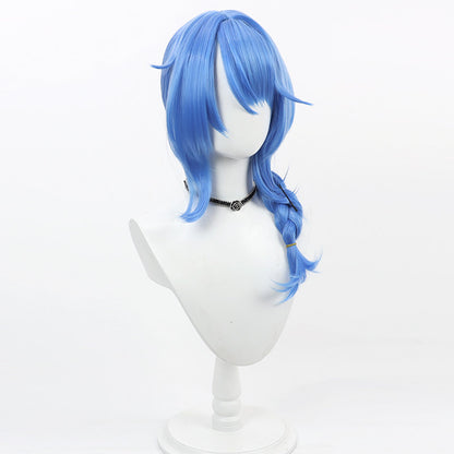 Honor of Kings Cosplay Wigs Yixing Snow Blossom Dark Blue Wigs