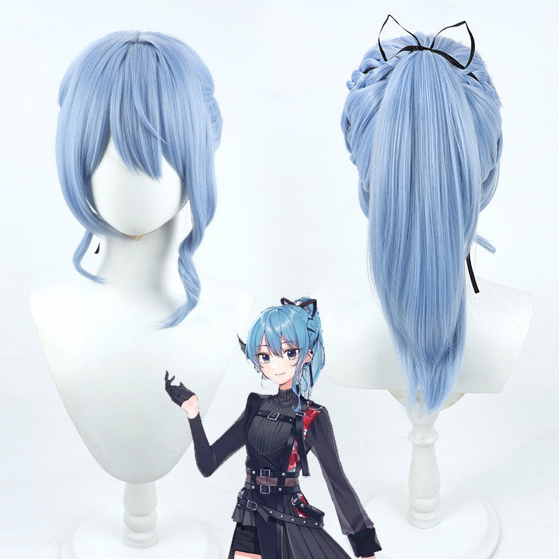 Hoshimachi Suisei Cosplay Wigs Hololive Vtuber Single Plait