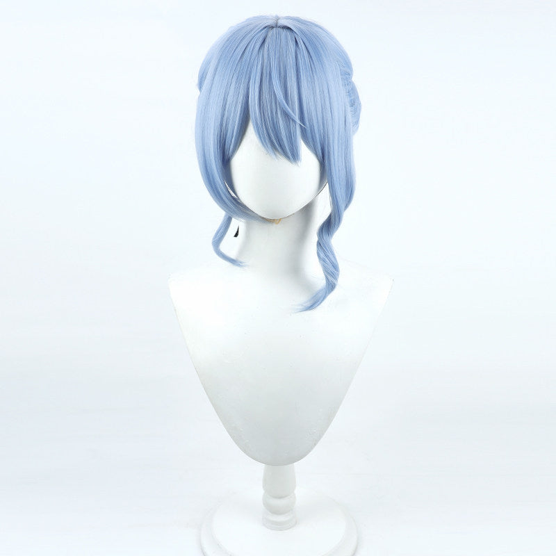 Hoshimachi Suisei Cosplay Wigs Hololive Vtuber Single Plait