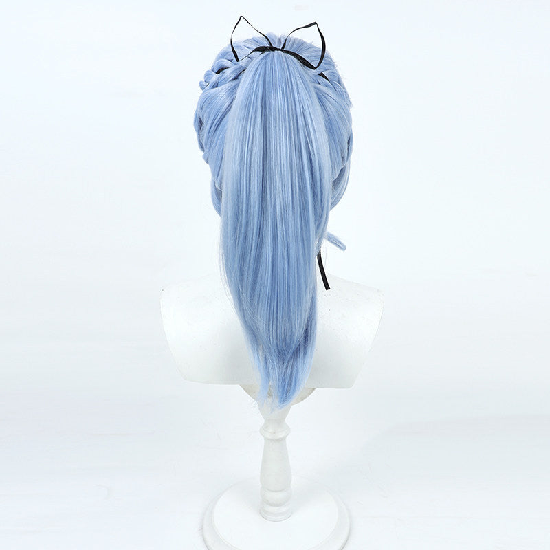 Hoshimachi Suisei Cosplay Wigs Hololive Vtuber Single Plait