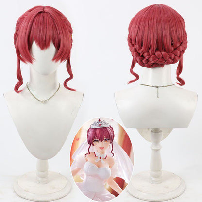 Houshou Marine Cosplay Wigs Updo Wigs Hololive VTuber
