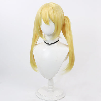 Ibuki Tanga Cosplay Wigs Twin Ponytail Blue Archive Yellow Wigs