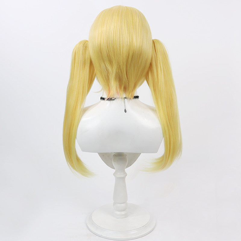 Ibuki Tanga Cosplay Wigs Twin Ponytail Blue Archive Yellow Wigs