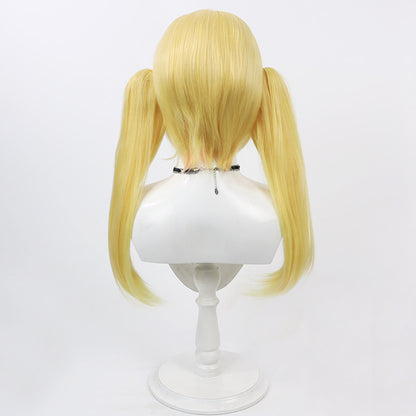 Ibuki Tanga Cosplay Wigs Twin Ponytail Blue Archive Yellow Wigs