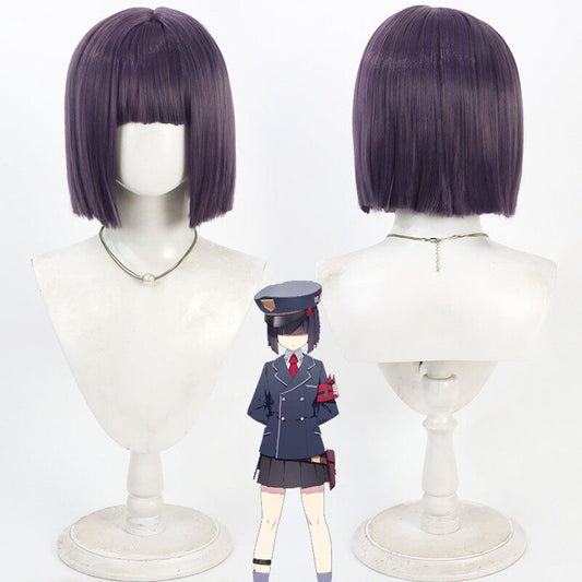 Ichika Nakamasa Cosplay Wigs Fluffy Bob Wigs Blue Archive