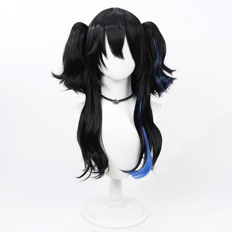 Ichinose Uruha Cosplay Wigs VSpo! VTuber Split Ponytail Wigs