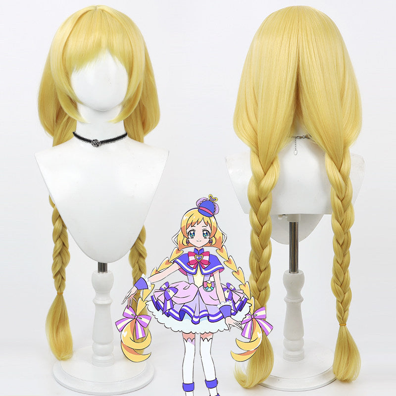Inukai Iroha Cosplay Wigs Cure Friendy Wonderful Precure! Yellow Wigs