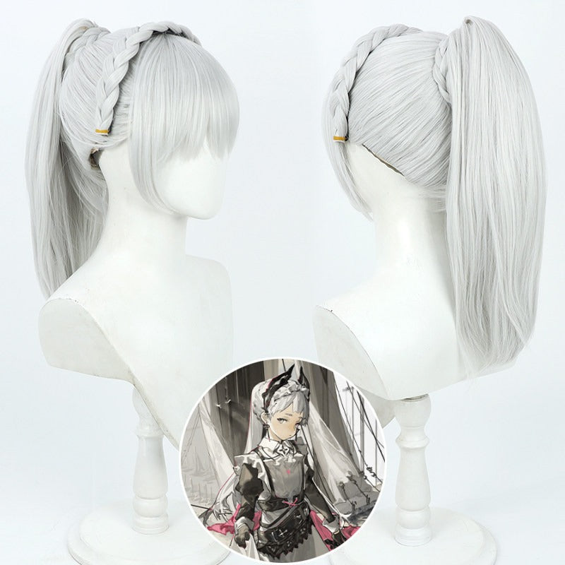 Irene Feather Cosplay Wigs Braid Headband Arknights