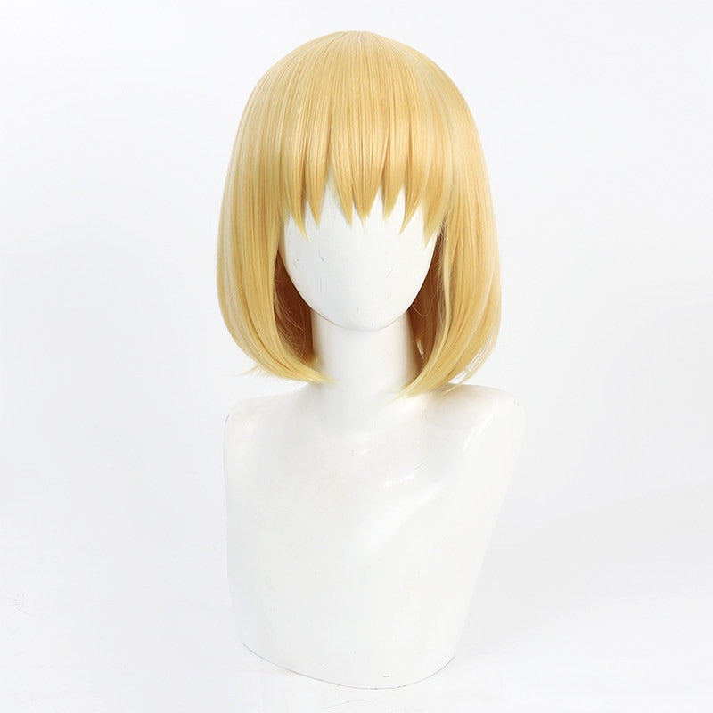 Iris Cosplay Wigs Anime Fire Force Blonde Bob Wigs