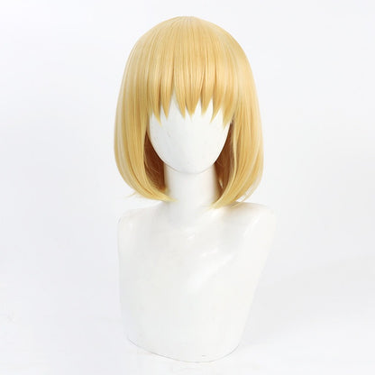 Iris Cosplay Wigs Anime Fire Force Blonde Bob Wigs