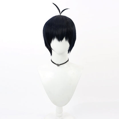 Isagi Yoichi Anime Cosplay Wigs Blue Lock Navy Wigs
