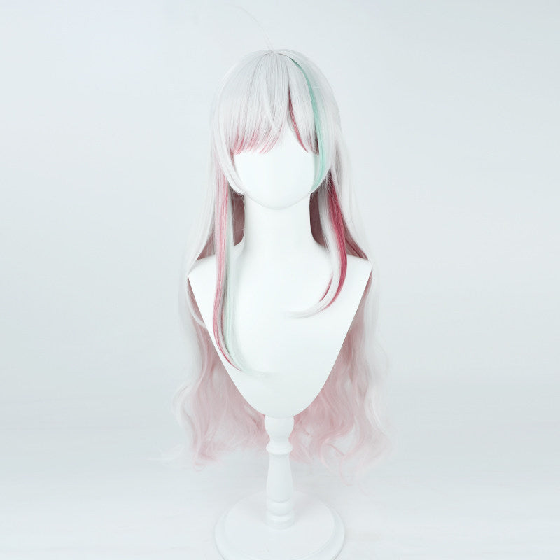 Ishigami Nozomi Cosplay Wigs Silver Triple Highlight NIJISANJI VTuber