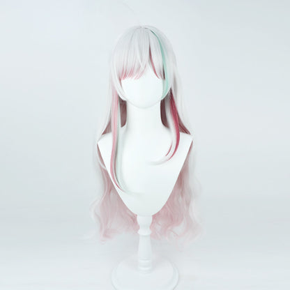 Ishigami Nozomi Cosplay Wigs Silver Triple Highlight NIJISANJI VTuber