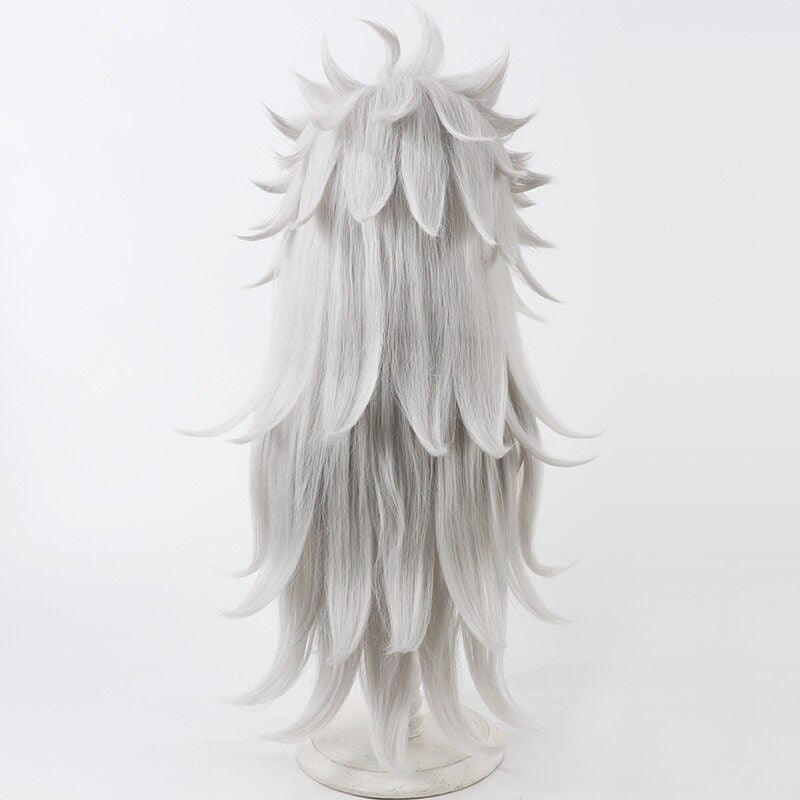 Jack Howl Cosplay Wigs Silver Loose Long Wigs Disney Twisted-Wonderland