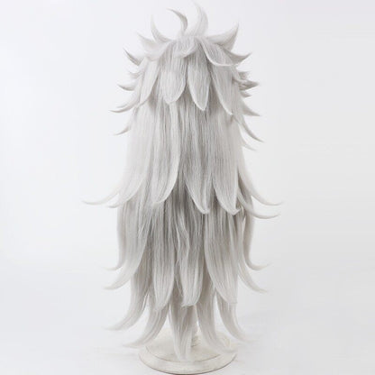 Jack Howl Cosplay Wigs Silver Loose Long Wigs Disney Twisted-Wonderland
