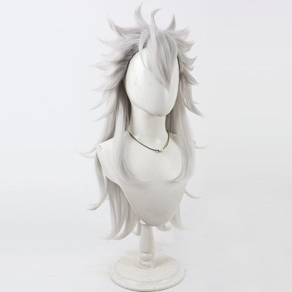 Jack Howl Cosplay Wigs Silver Loose Long Wigs Disney Twisted-Wonderland