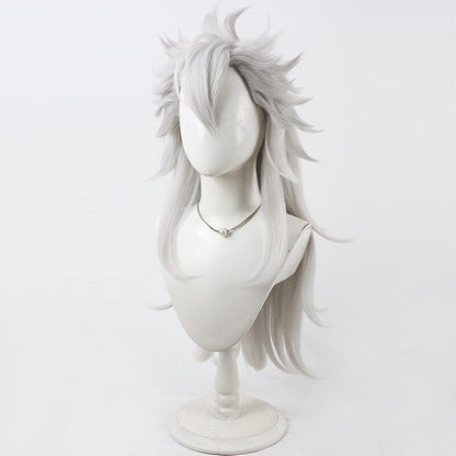 Jack Howl Cosplay Wigs Silver Loose Long Wigs Disney Twisted-Wonderland