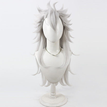 Jack Howl Cosplay Wigs Silver Loose Long Wigs Disney Twisted-Wonderland