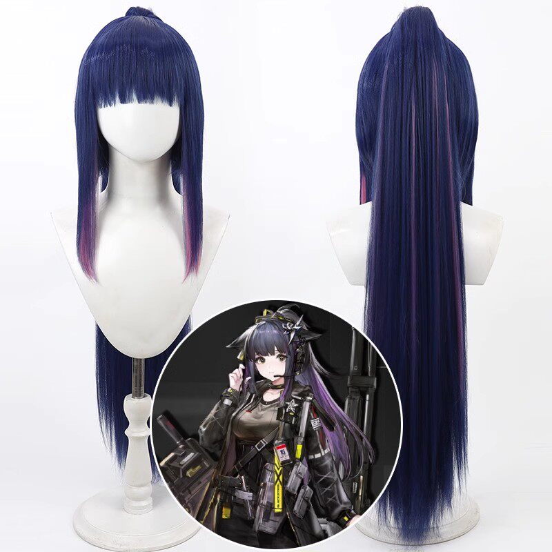 Jessica Brimley Cosplay Wigs Arknights Gradient Ponytail Wigs