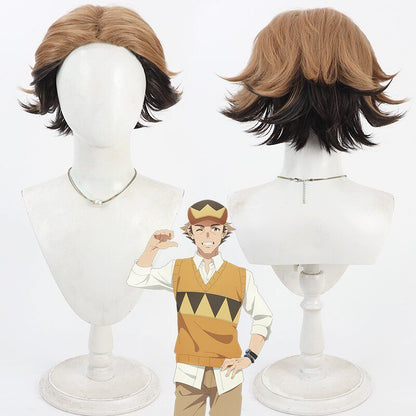 Jo Kitahara Cosplay Wigs Umamusume: Pretty Derby Male Coach Layer Flip