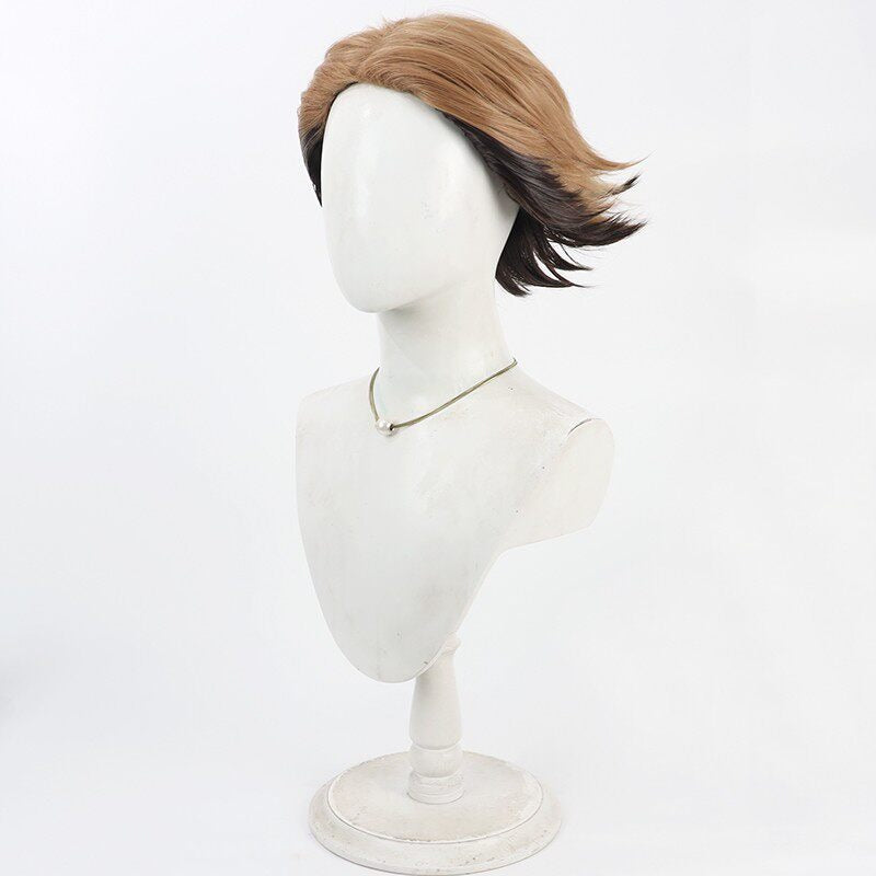Jo Kitahara Cosplay Wigs Umamusume: Pretty Derby Male Coach Layer Flip