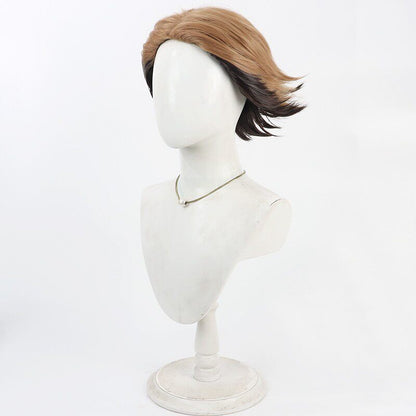 Jo Kitahara Cosplay Wigs Umamusume: Pretty Derby Male Coach Layer Flip