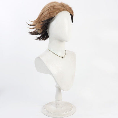 Jo Kitahara Cosplay Wigs Umamusume: Pretty Derby Male Coach Layer Flip