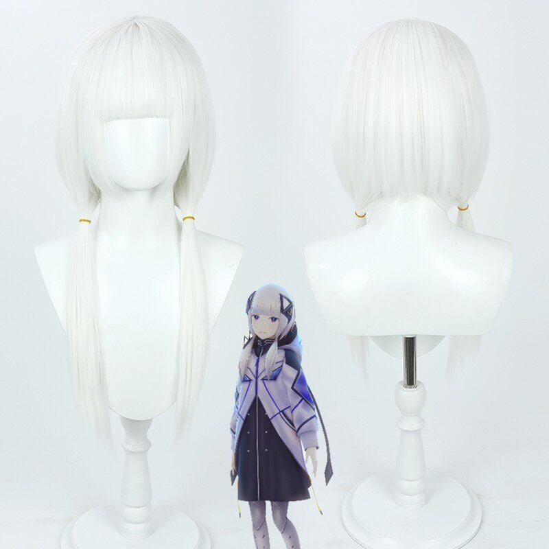 KAF Cosplay Wigs Pure White Wigs KAMITSUBAKI STUDIO