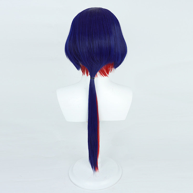 KAMITSUBAKI VTuber Rim Cosplay Wigs Kamitsubaki Blue Red Gradient Hair
