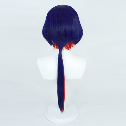 KAMITSUBAKI VTuber Rim Cosplay Wigs Kamitsubaki Blue Red Gradient Hair