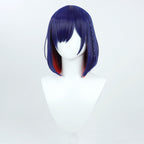 KAMITSUBAKI VTuber Rim Cosplay Wigs Kamitsubaki Blue Red Gradient Hair