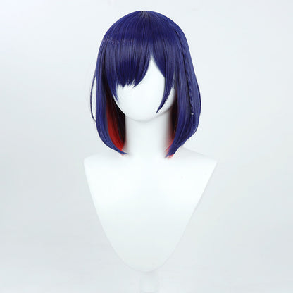 KAMITSUBAKI VTuber Rim Cosplay Wigs Kamitsubaki Blue Red Gradient Hair