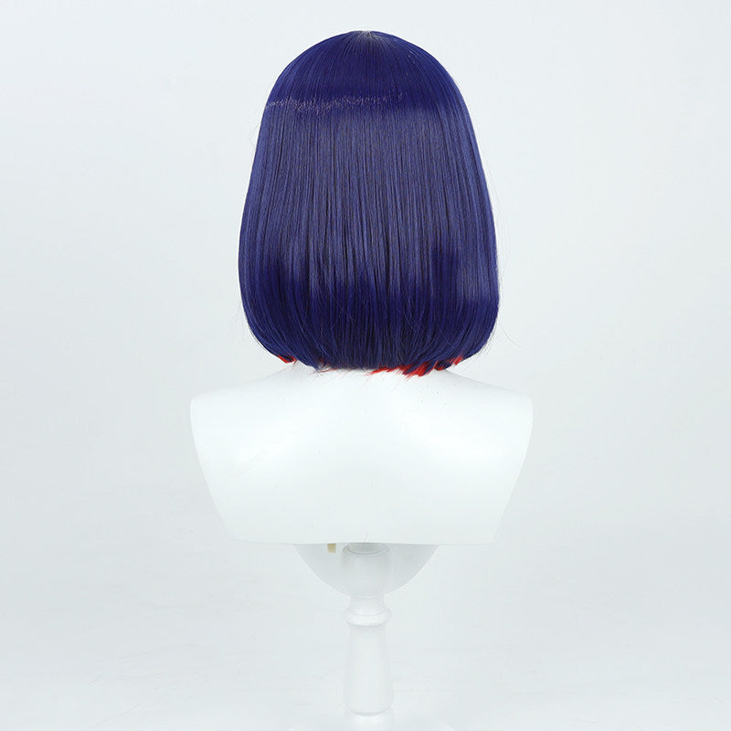 KAMITSUBAKI VTuber Rim Cosplay Wigs Kamitsubaki Blue Red Gradient Hair