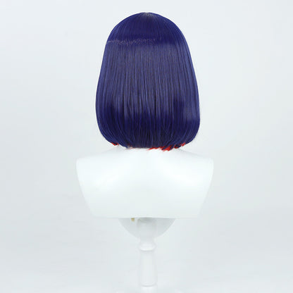 KAMITSUBAKI VTuber Rim Cosplay Wigs Kamitsubaki Blue Red Gradient Hair
