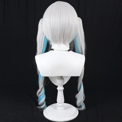 Kaga Sumire Cosplay Wigs VSPO! Vtuber Split Ponytail Wigs