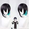 Kai Mayuzumi Cosplay Wigs NIJISANJI VTuber Black Purple Wigs