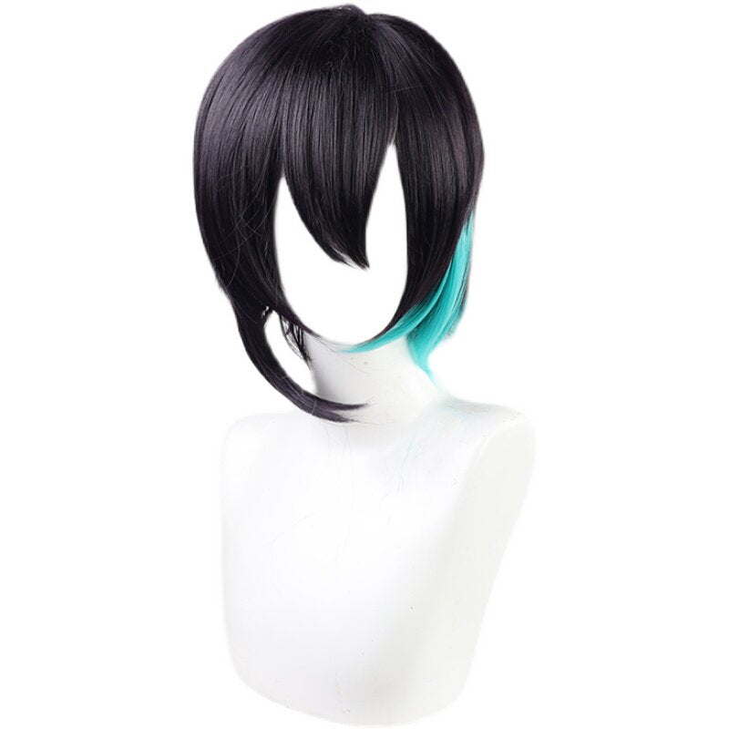 Kai Mayuzumi Cosplay Wigs NIJISANJI VTuber Black Purple Wigs