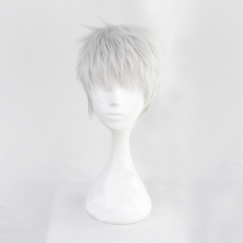 Kalim Al-Asim Cosplay Wigs Silver White Disney Twisted-Wonderland
