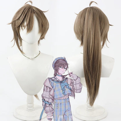 Kanae Cosplay Wigs NIJISANJI VTuber Sailor Uniform Split Ponytail Wigs