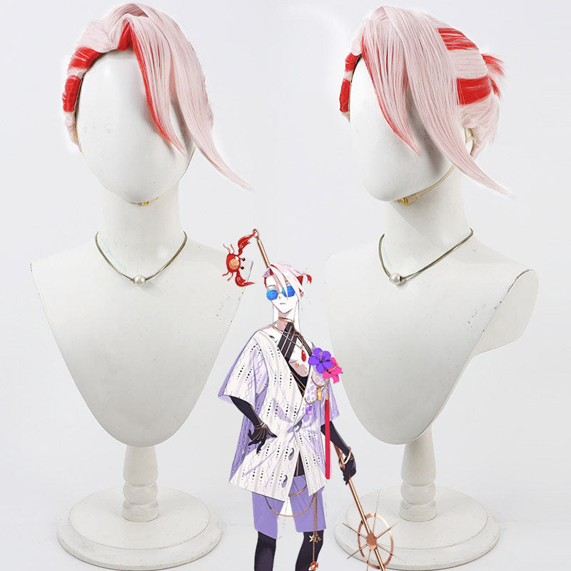 Karna Cosplay Wigs Fate/Grand Order Pale Light Pink Wigs