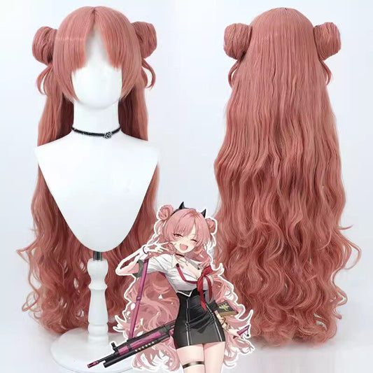 Kirara Yozakura Cosplay Wigs Double Buns Hair Blue Archive