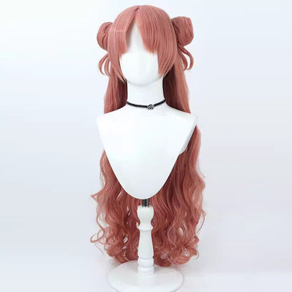 Kirara Yozakura Cosplay Wigs Double Buns Hair Blue Archive