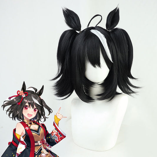 Kitasan Black Cosplay Wigs Pretty Derby Ponytail Tail