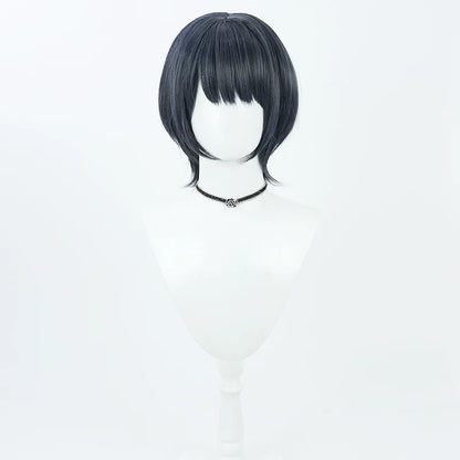 Koshimizu Toru Cosplay Wigs NIJISANJI VTuber Dark Blue Wigs