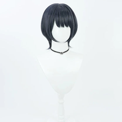 Koshimizu Toru Cosplay Wigs NIJISANJI VTuber Dark Blue Wigs