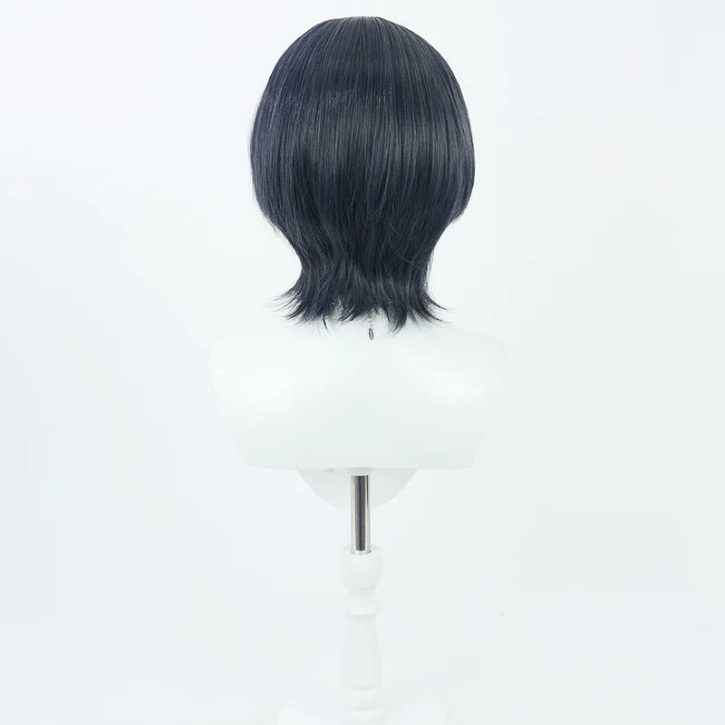 Koshimizu Toru Cosplay Wigs NIJISANJI VTuber Dark Blue Wigs